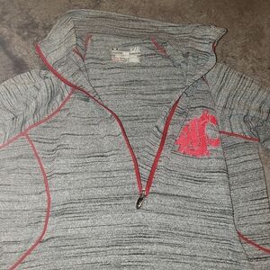 Under Armour HeatGear Tech 1/2 Zip Pullover Top  Women’s Small S WSU